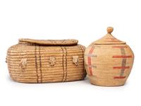 Alaskan Native Lidded Baskets