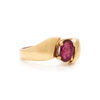 Ruby and Yellow Gold Ring