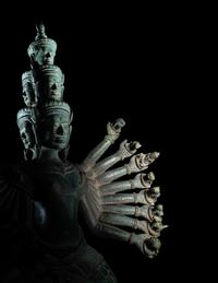 A Khmer Bronze Figure of Dancing Hevajra