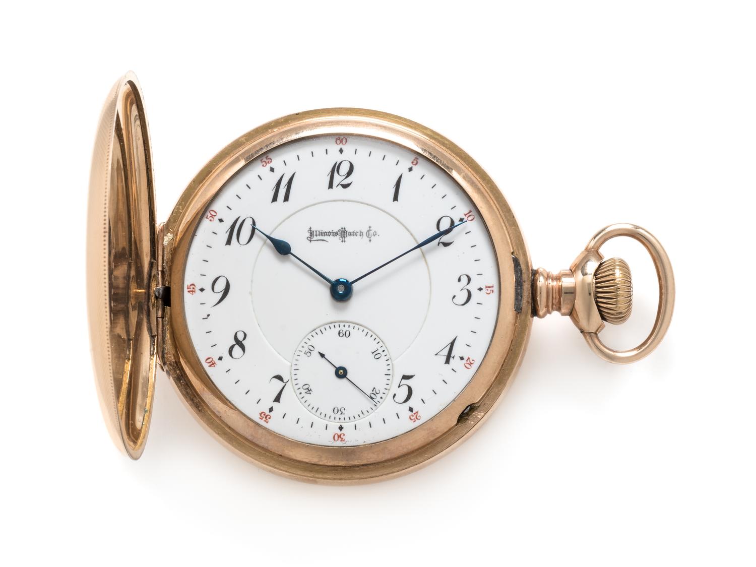 Illinois, G.F. Hunter Case 'Sangamo' Pocket Watch, Circa 1898