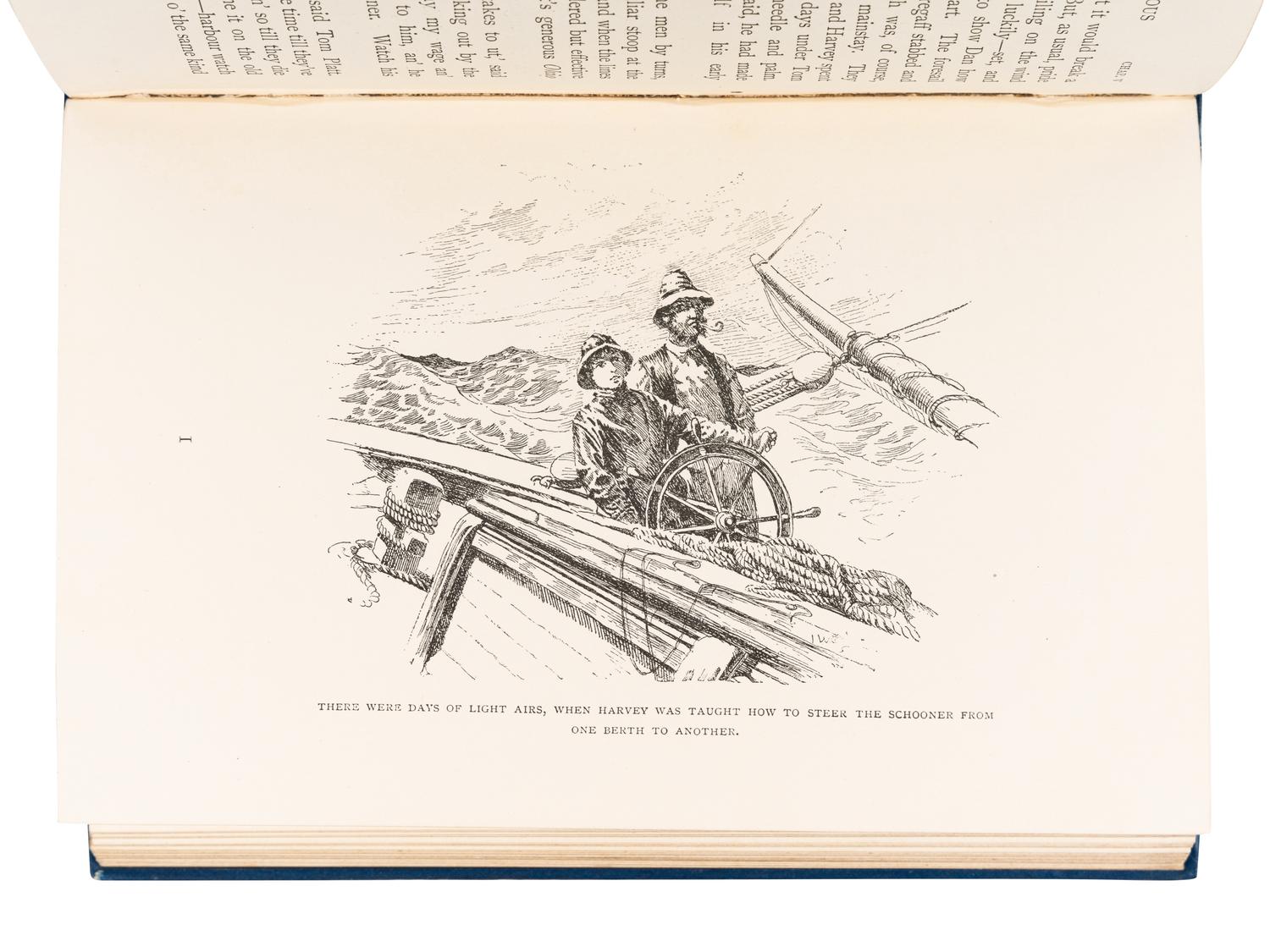 KIPLING, Rudyard (1865-1936). Captains Courageous. London: MacMillan & Company, 1897.