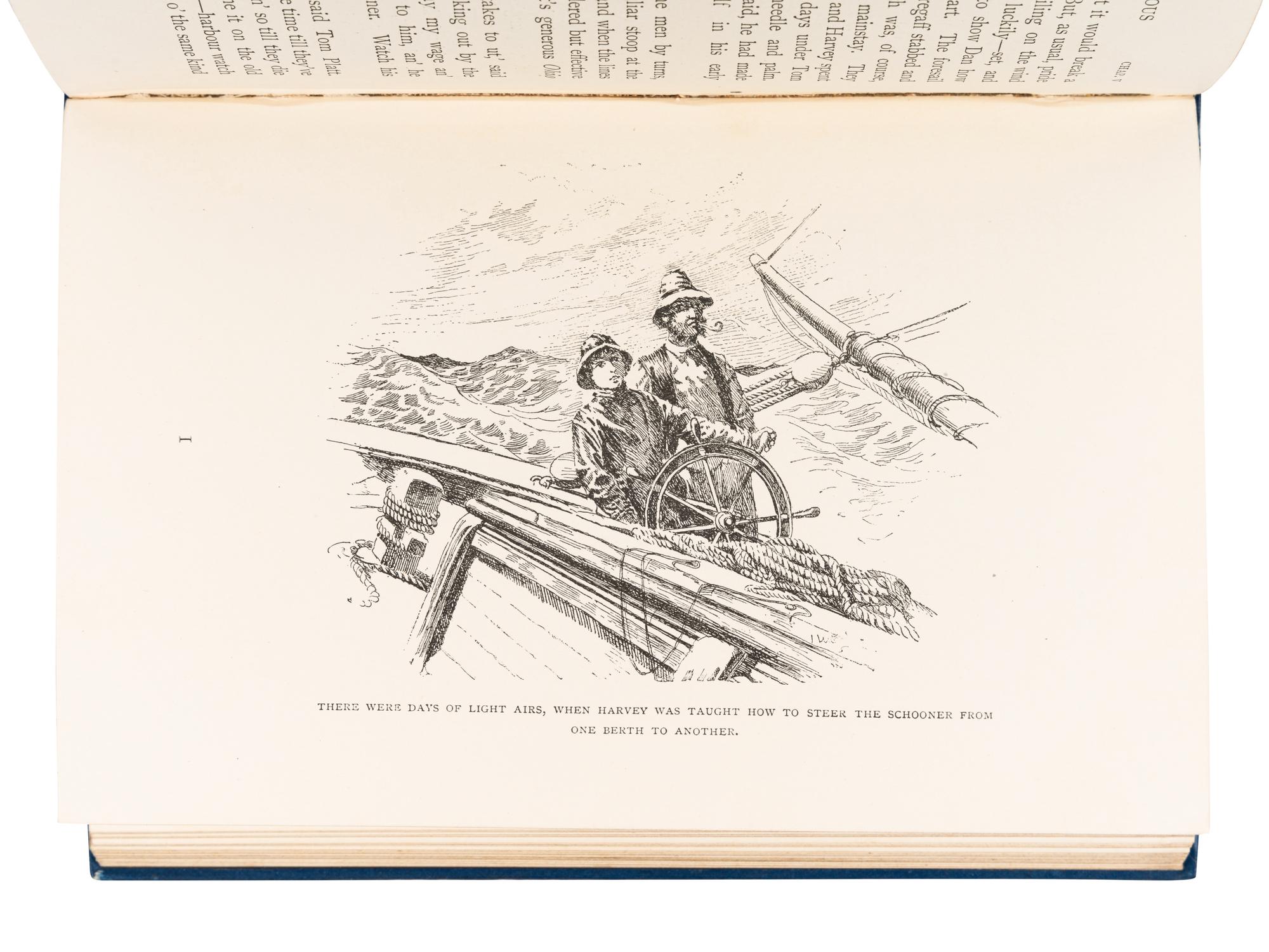 KIPLING, Rudyard (1865-1936). Captains Courageous. London: MacMillan & Company, 1897.