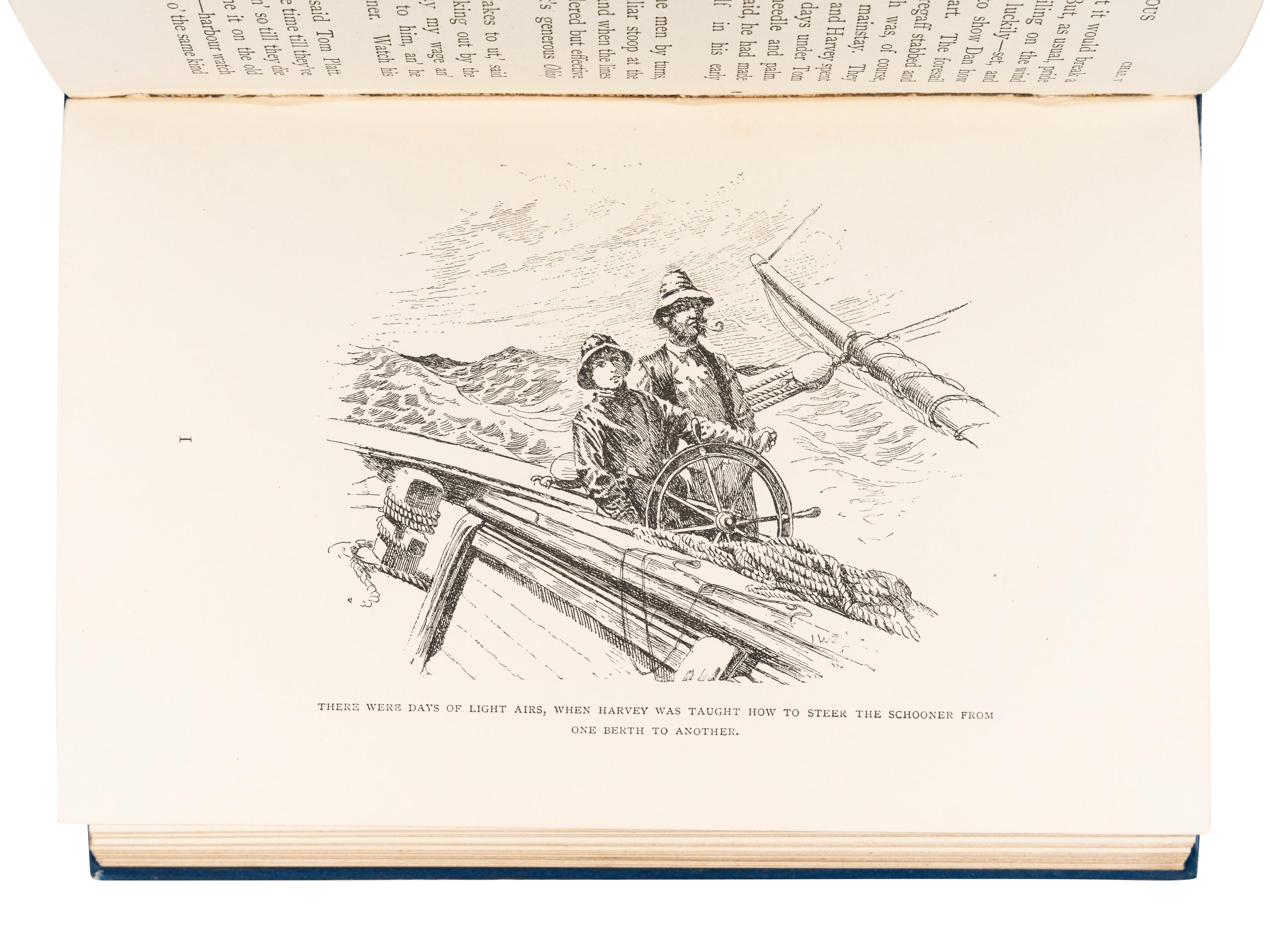 KIPLING, Rudyard (1865-1936). Captains Courageous. London: MacMillan & Company, 1897.