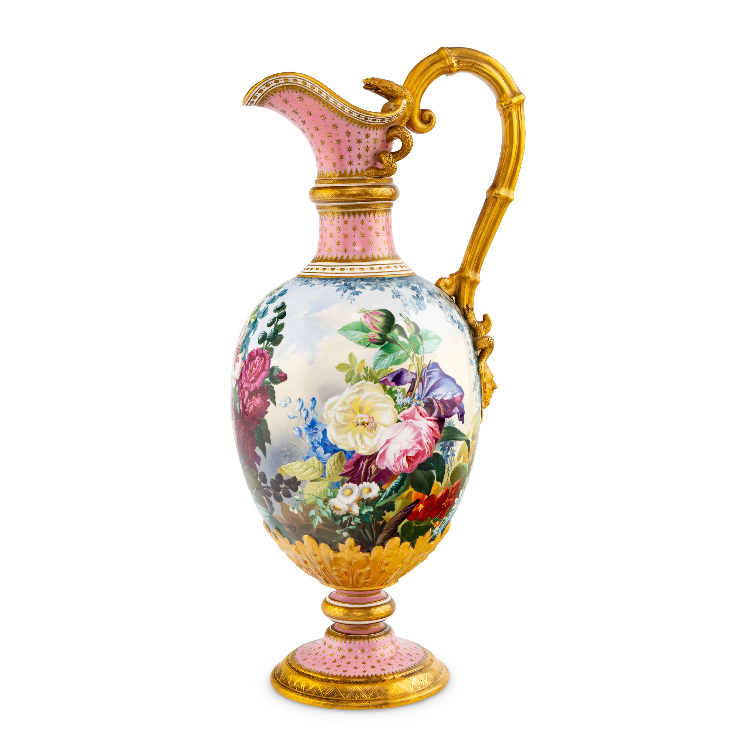 A Copeland Porcelain Ewer