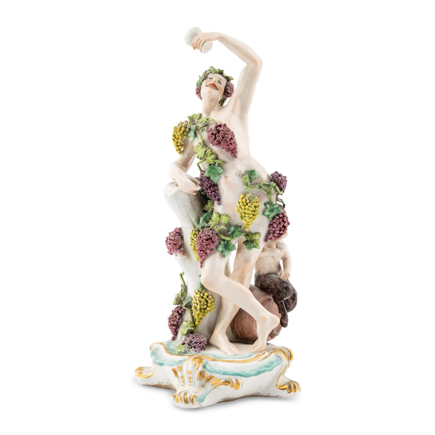 A French Porcelain Bacchanal Figure