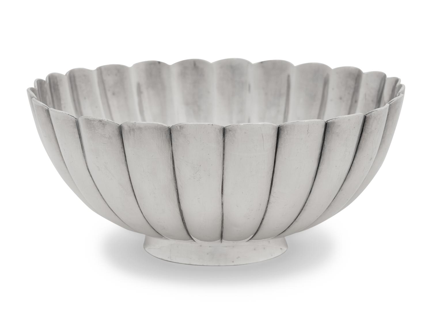 A Japanese Silver Bowl