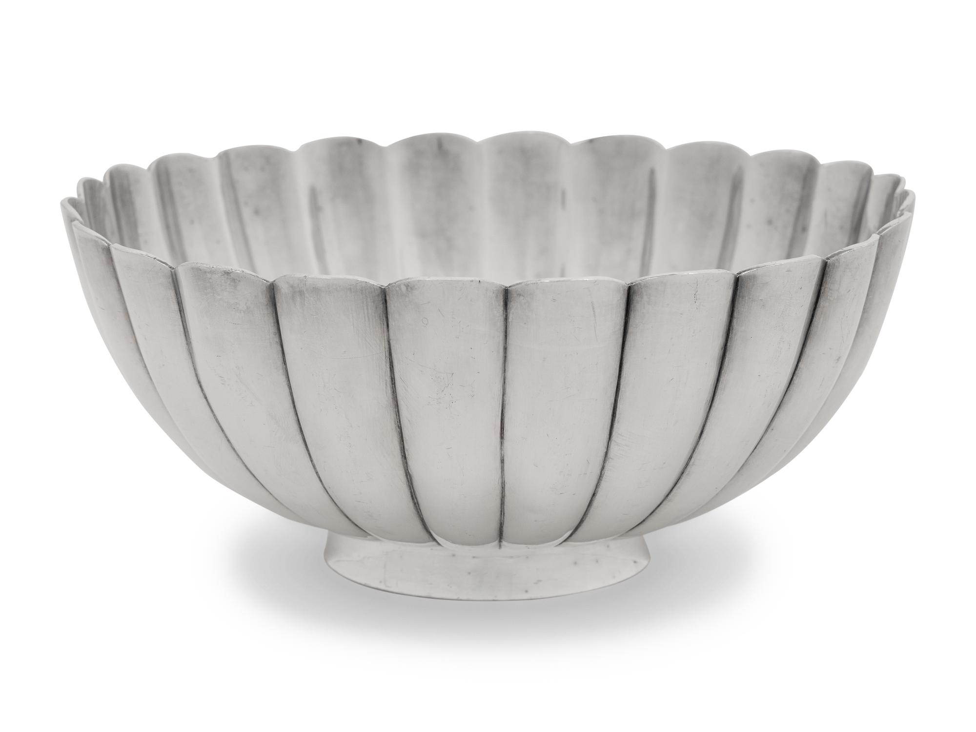A Japanese Silver Bowl