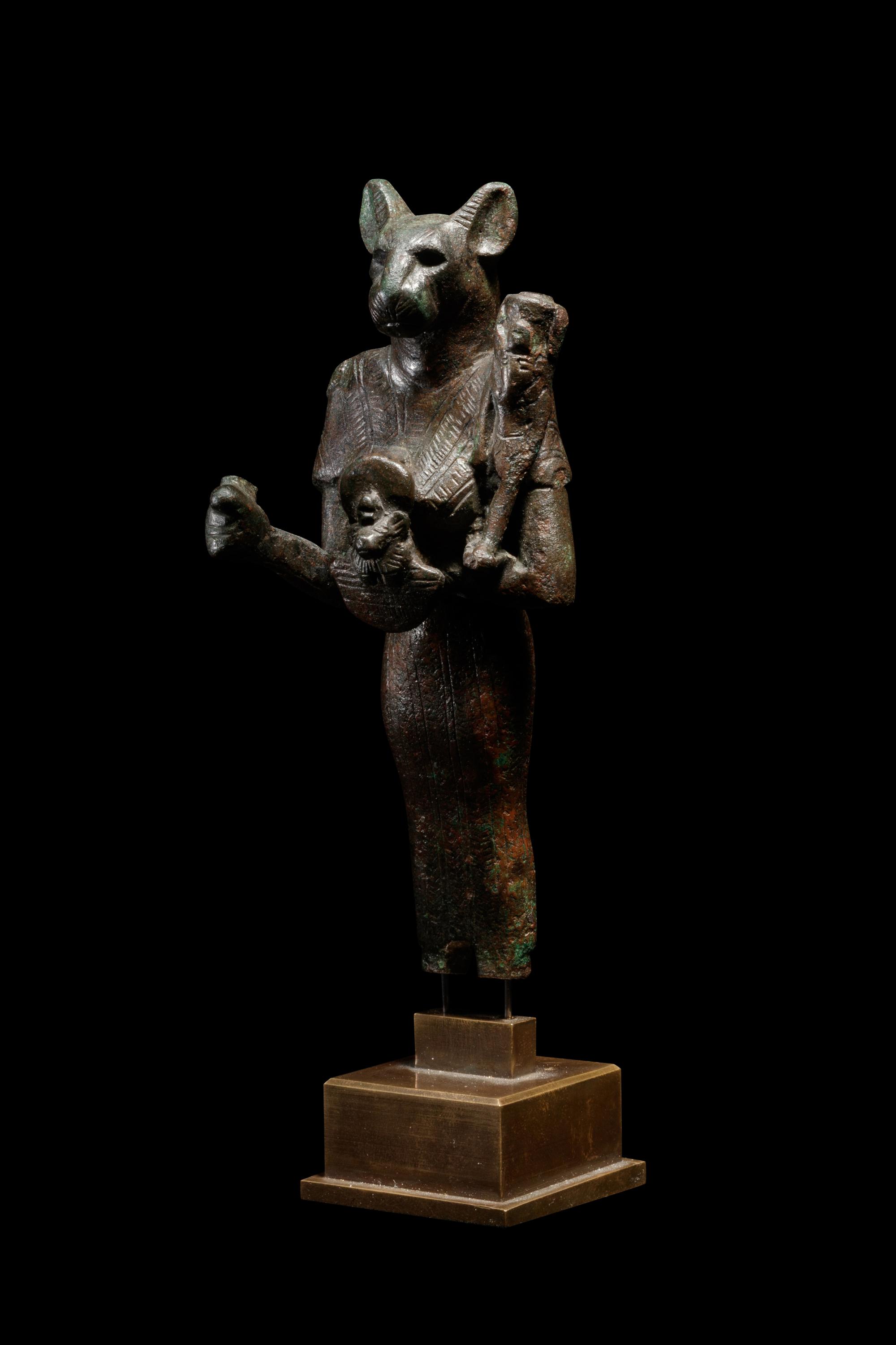 An Egyptian Bronze Bastet