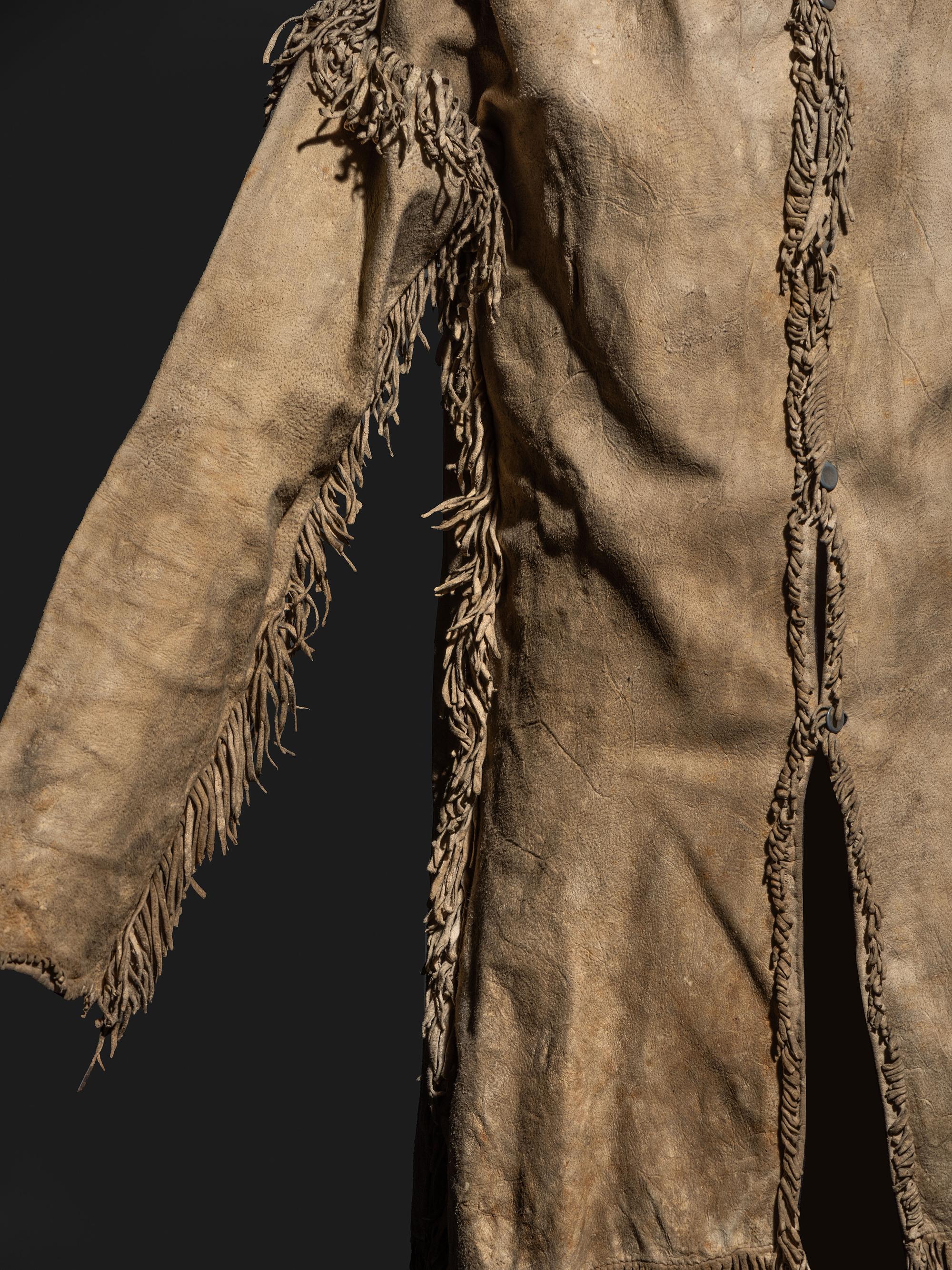 Sioux Hide Shirt, Collected by Parker Barrows Wickham, a Purchaser of Sitting Bull's Cabin