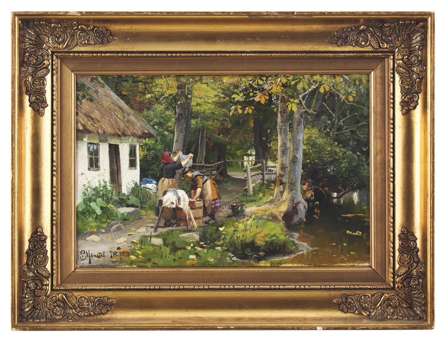Washing Day , 1883