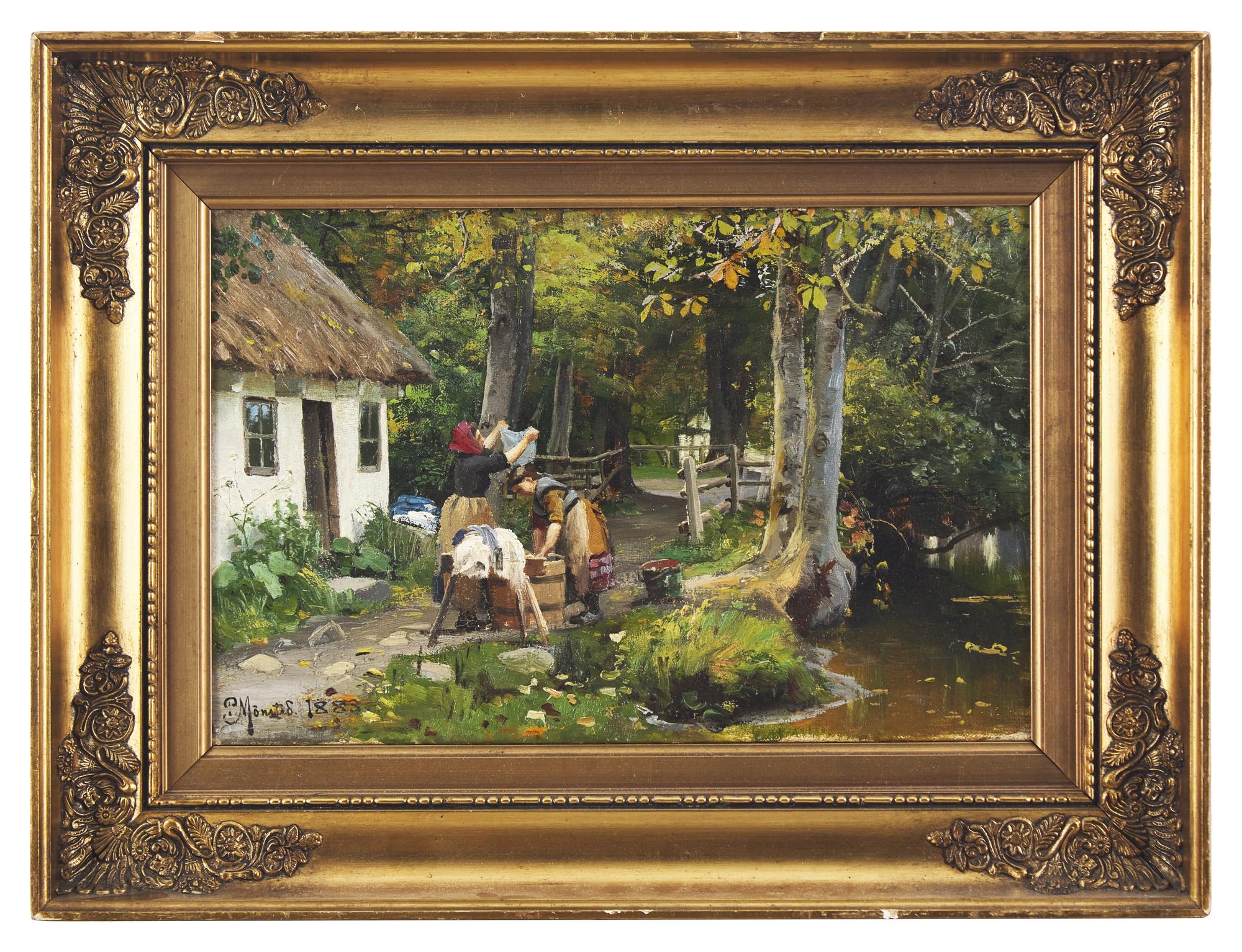 Washing Day , 1883