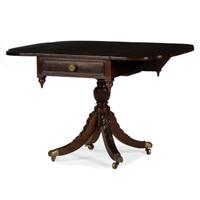 A New York Federal Style Mahogany Drop Leaf Table