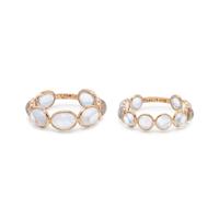 COLLECTION OF MOONSTONE RINGS