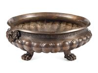 A Neoclassical Style Bronze Jardinière
