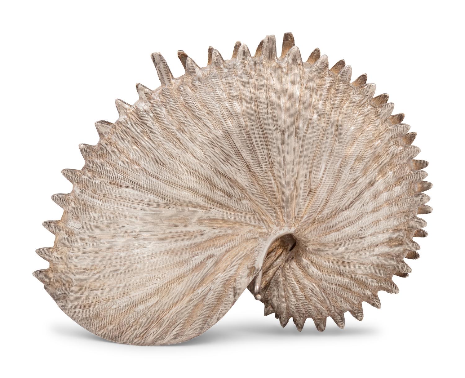 A Mexican Silver Shell-Form Table Ornament