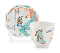 A Chelsea Porcelain Cup and Saucer — C. 1750