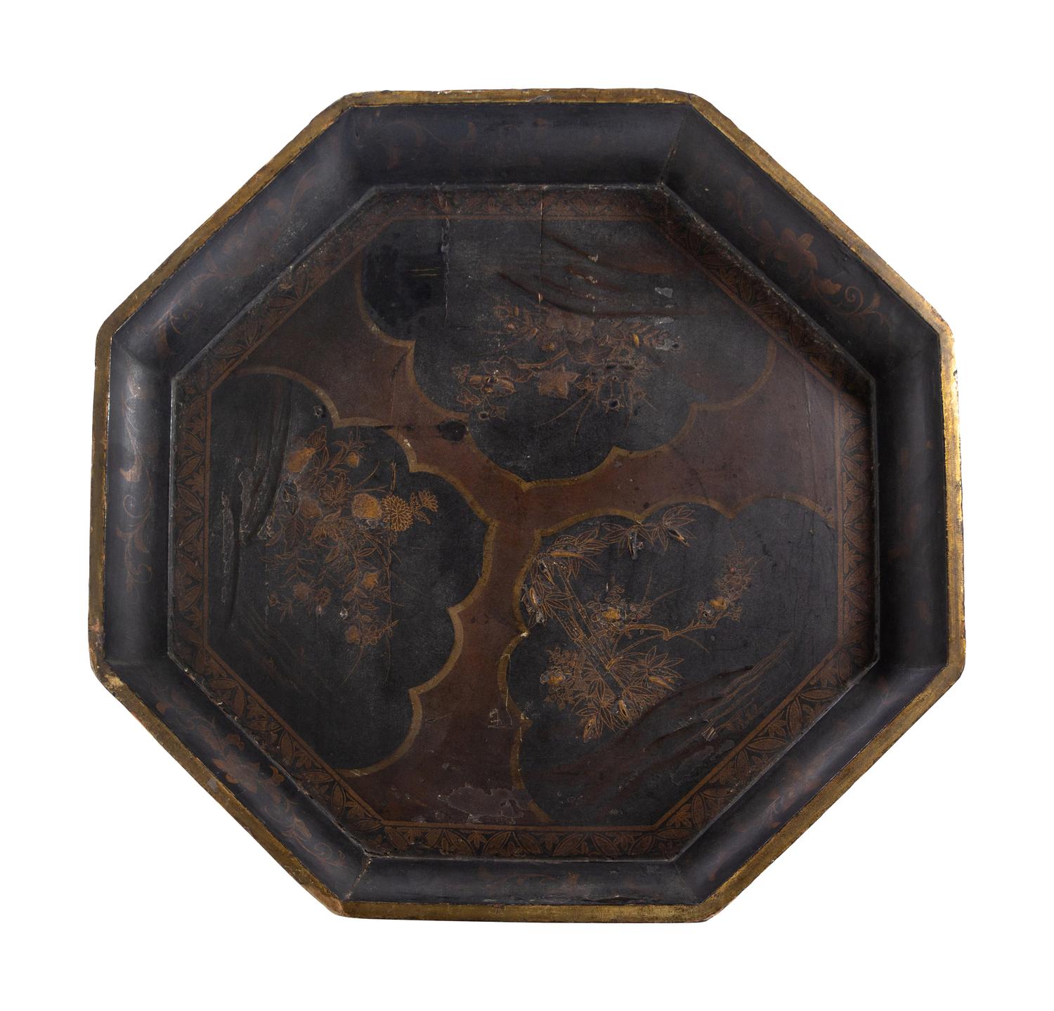 An English Chinoiserie Decorated Tea Table