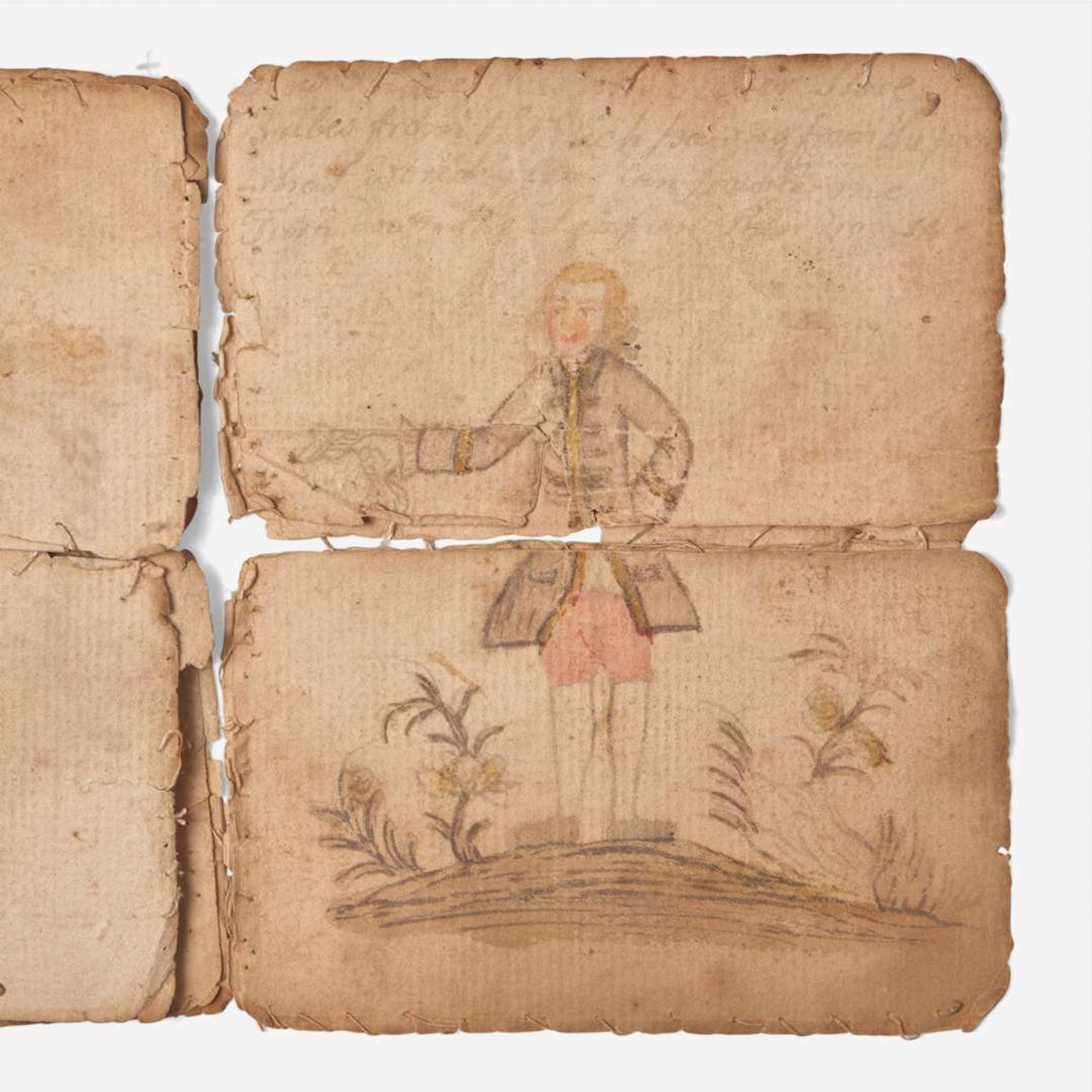 A metamorphosis from the Grubb and Buckley Families Dated "1788"