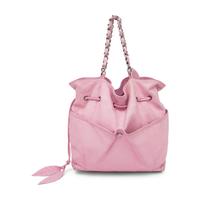 Chanel, Pink Leather Drawstring Tote