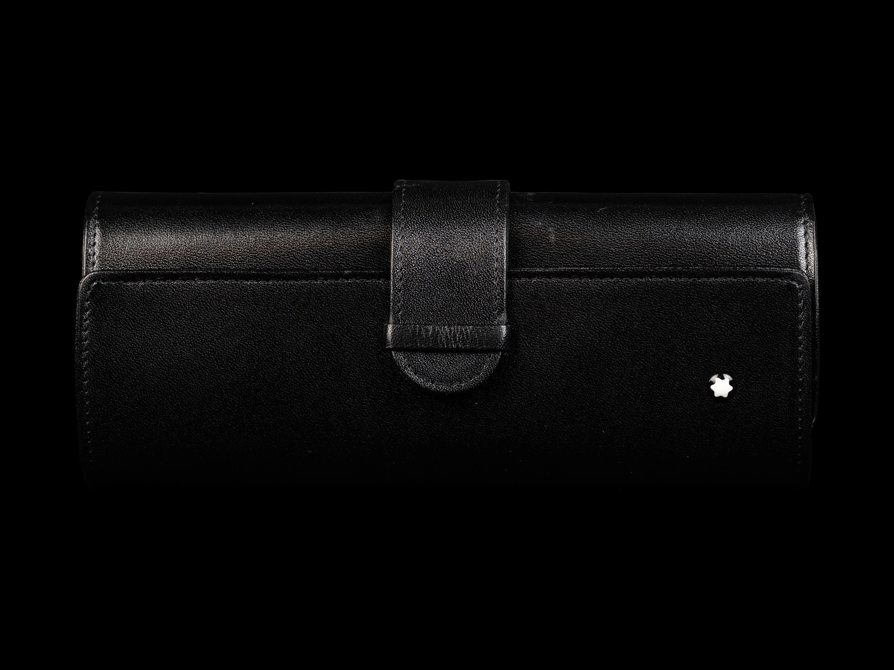 Montblanc: Traveller Meisterstuck Fountain Pen with Leather Travel Case