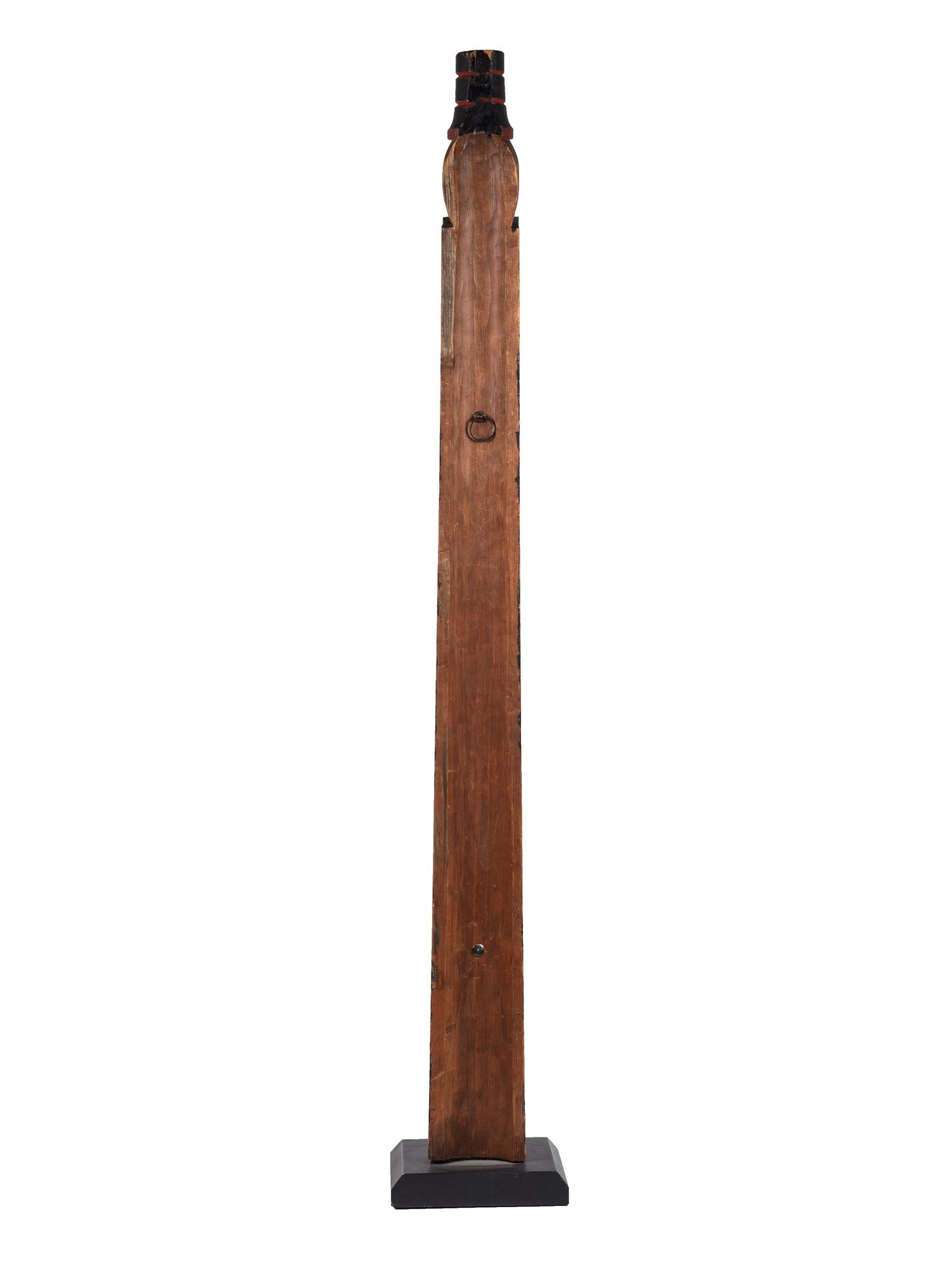 Tlingit Polychrome Carved Totem Pole