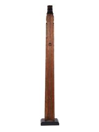 Tlingit Polychrome Carved Totem Pole