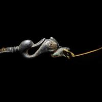 A Roman Gold and Silver Liturgical Spoon