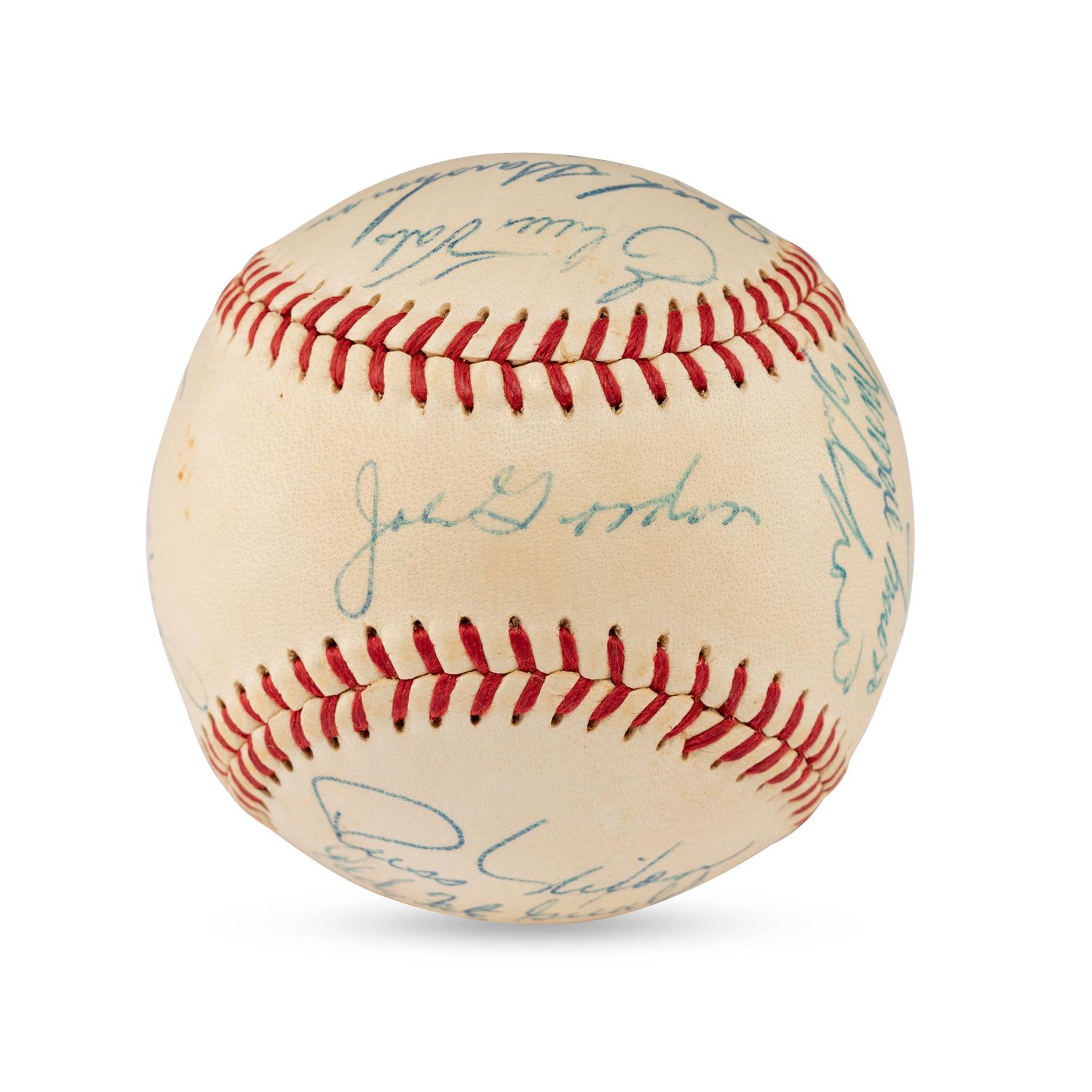 A 1959 Cleveland Indians Team Signed Autograph Baseball (Beckett Authentication Services Letter)