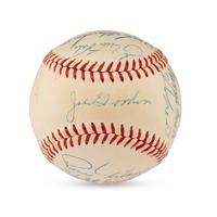 A 1959 Cleveland Indians Team Signed Autograph Baseball (Beckett Authentication Services Letter)