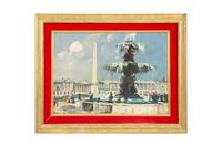 Eighteen Parisian Street Scene Paintings