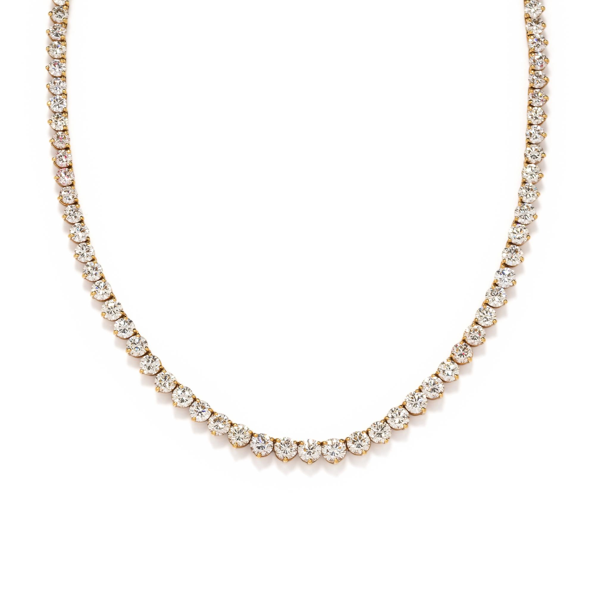 DIAMOND RIVIÈRE NECKLACE