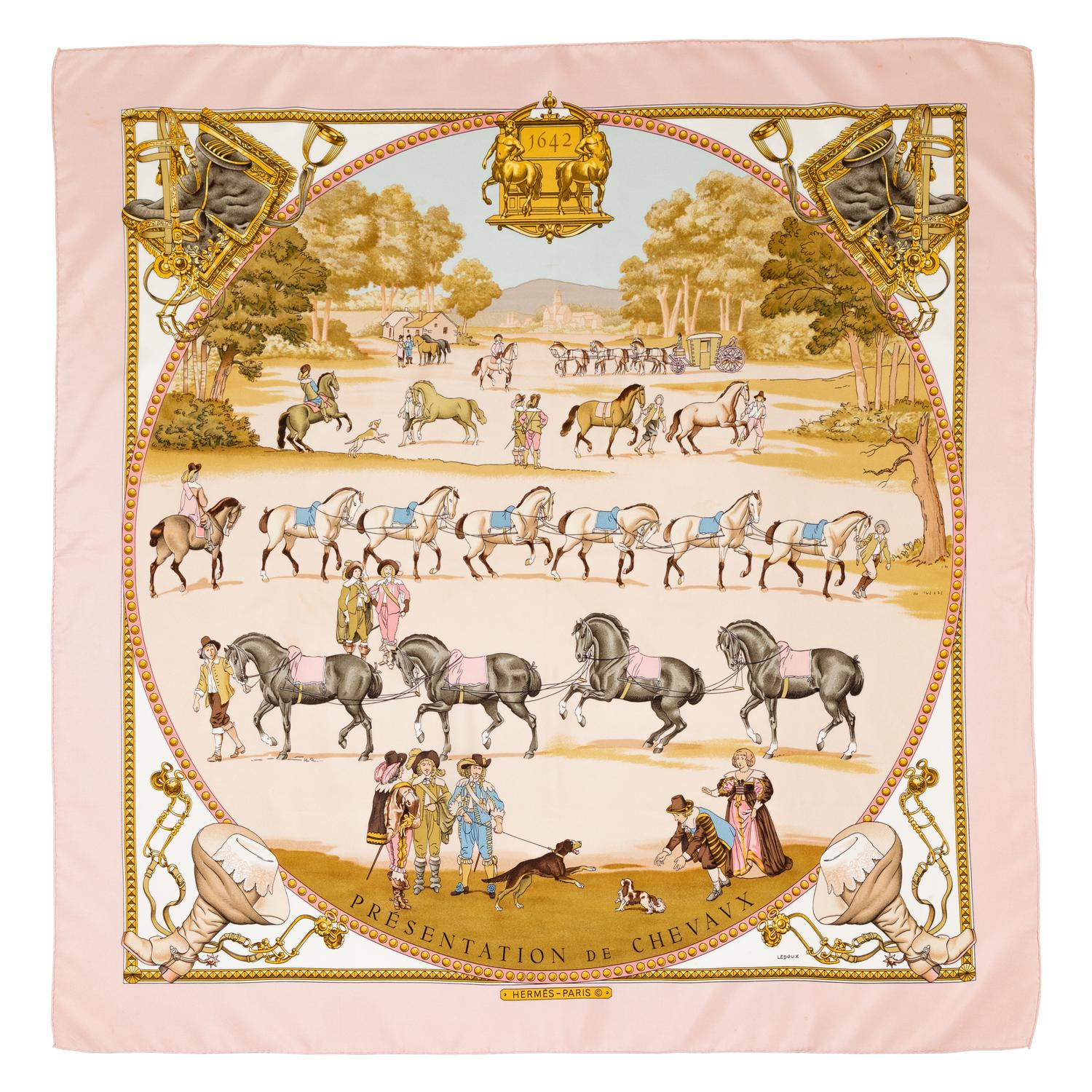 Hermès 90cm Silk Scarf