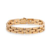 CARTIER, YELLOW GOLD 'MAILLON PANTHÈRE' BRACELET