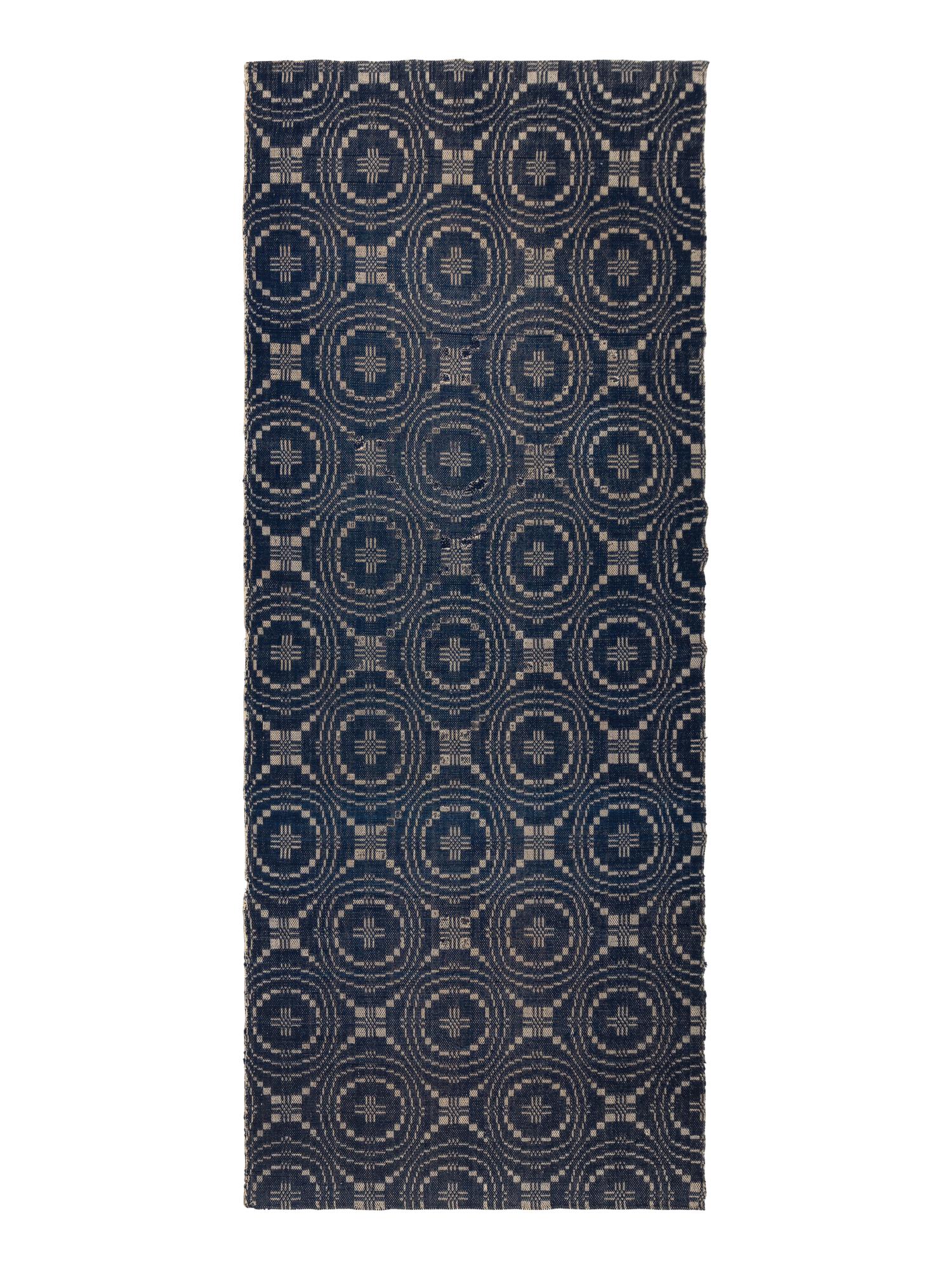 Two Cotton and Wool Jacquard Coverlets