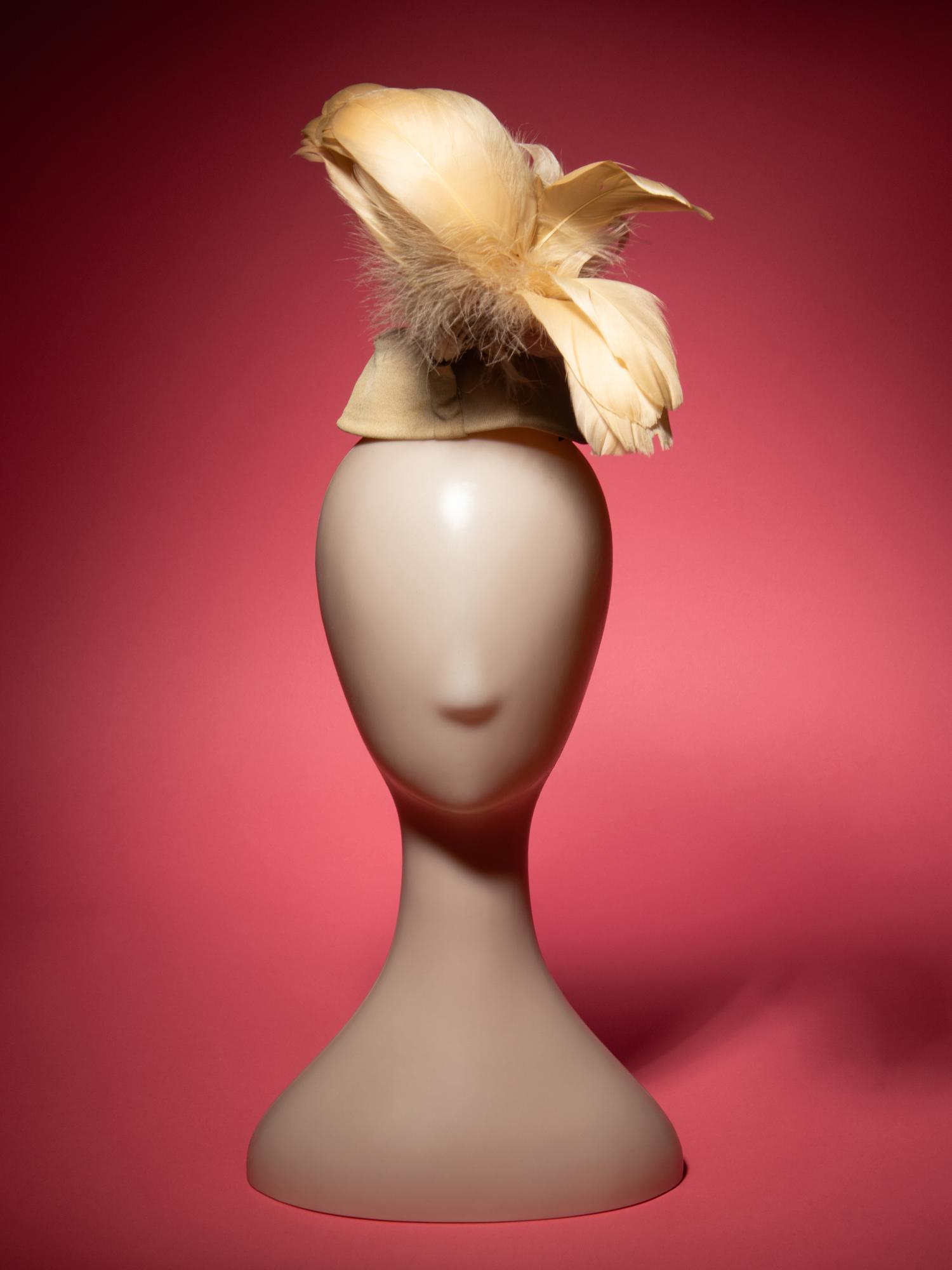 William J. Plumed Cap & Fascinator Pieces