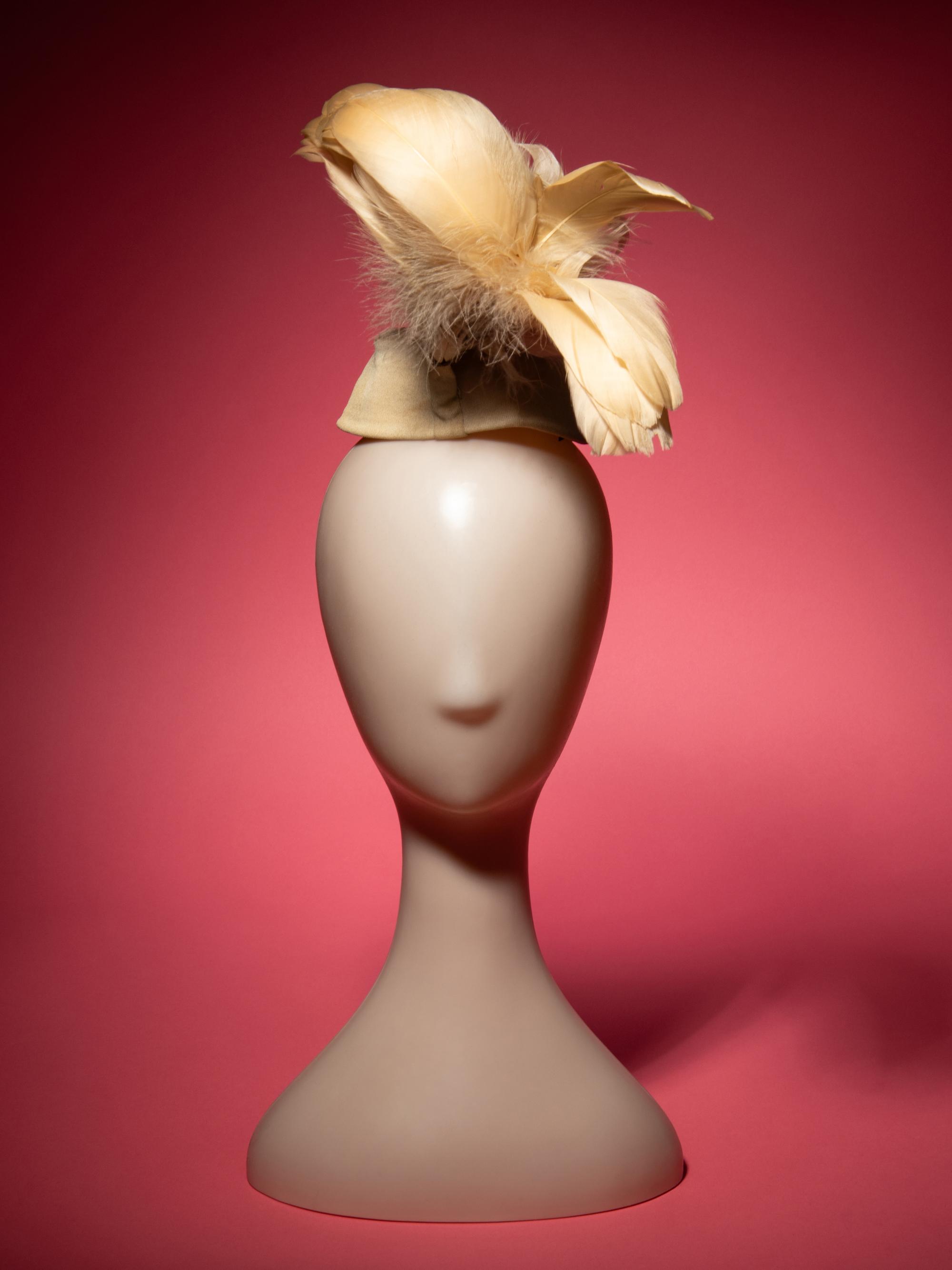 William J. Plumed Cap & Fascinator Pieces