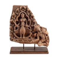 A Southeast Asian Terracotta Stele Fragment
