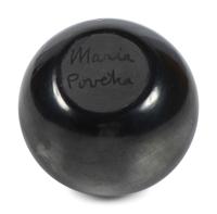 Blackware Pottery Bowl, with Gunmetal Finish