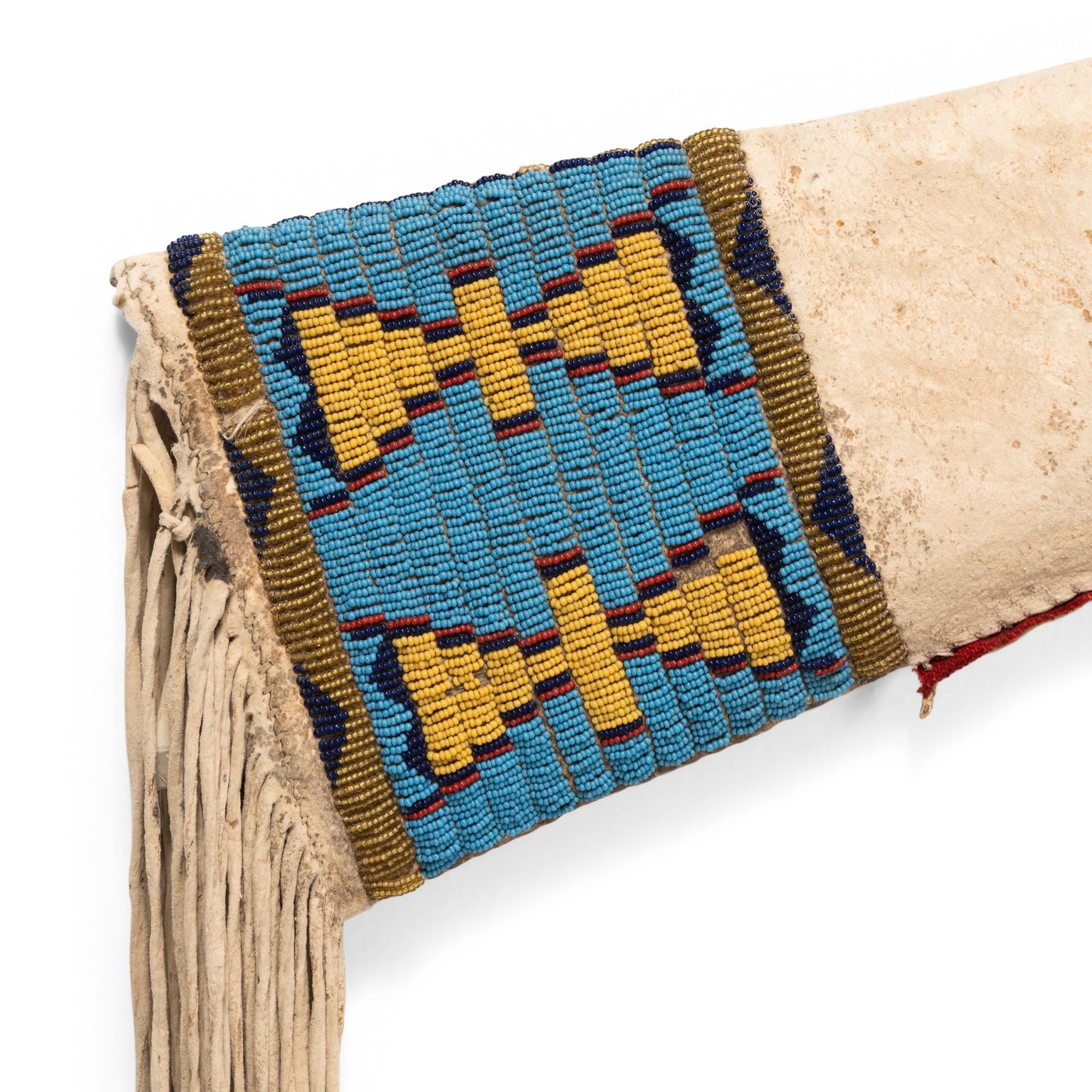 Sioux Beaded Hide Rifle Scabbard