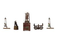 Six Figural Toys