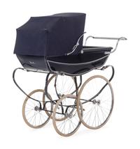 A Vintage Marmet Blue Metal Pram