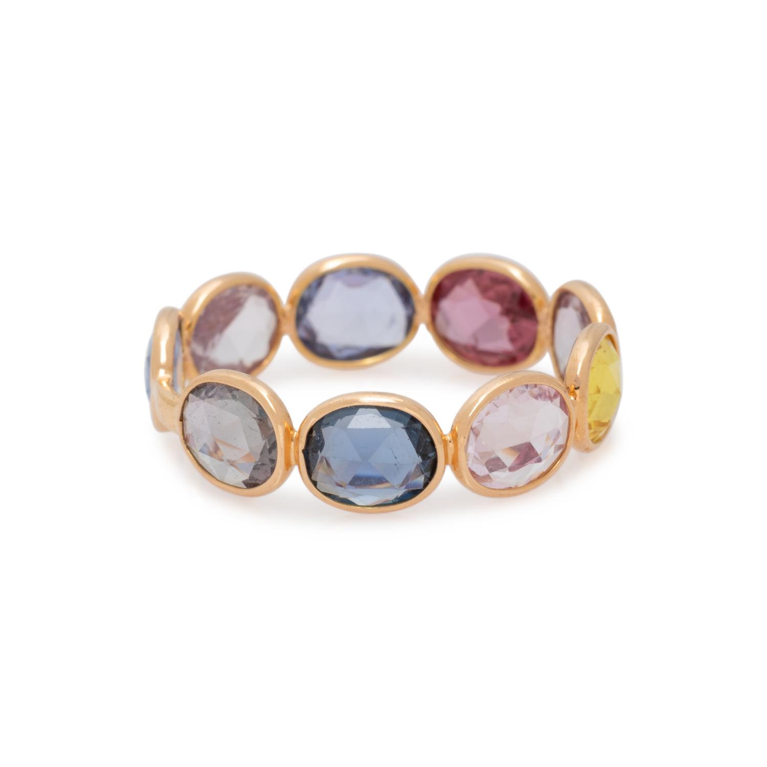 MULTICOLOR SAPPHIRE RING