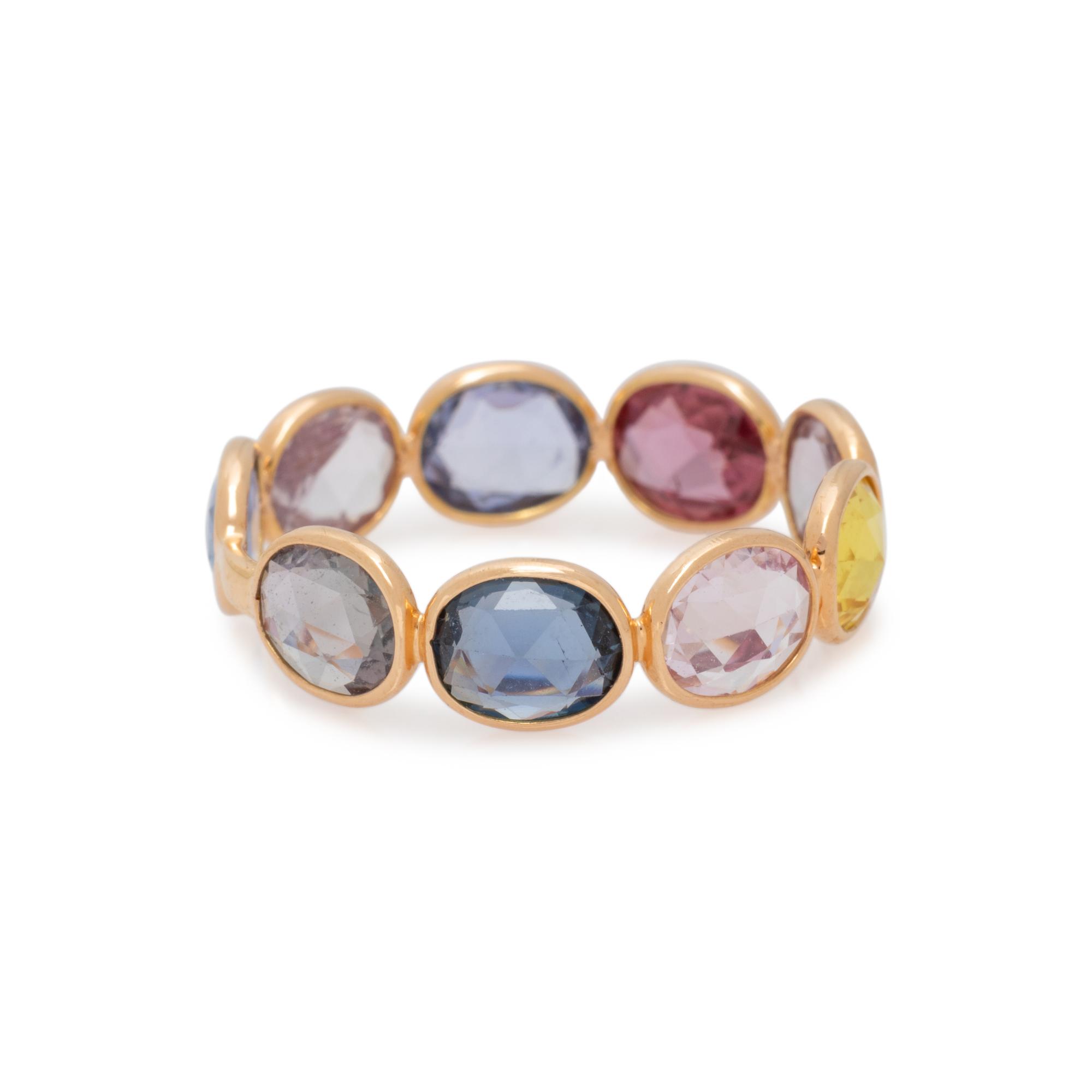 MULTICOLOR SAPPHIRE RING