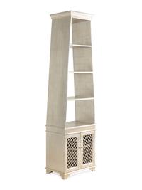 A Contemporary Silvered Wood Etagere