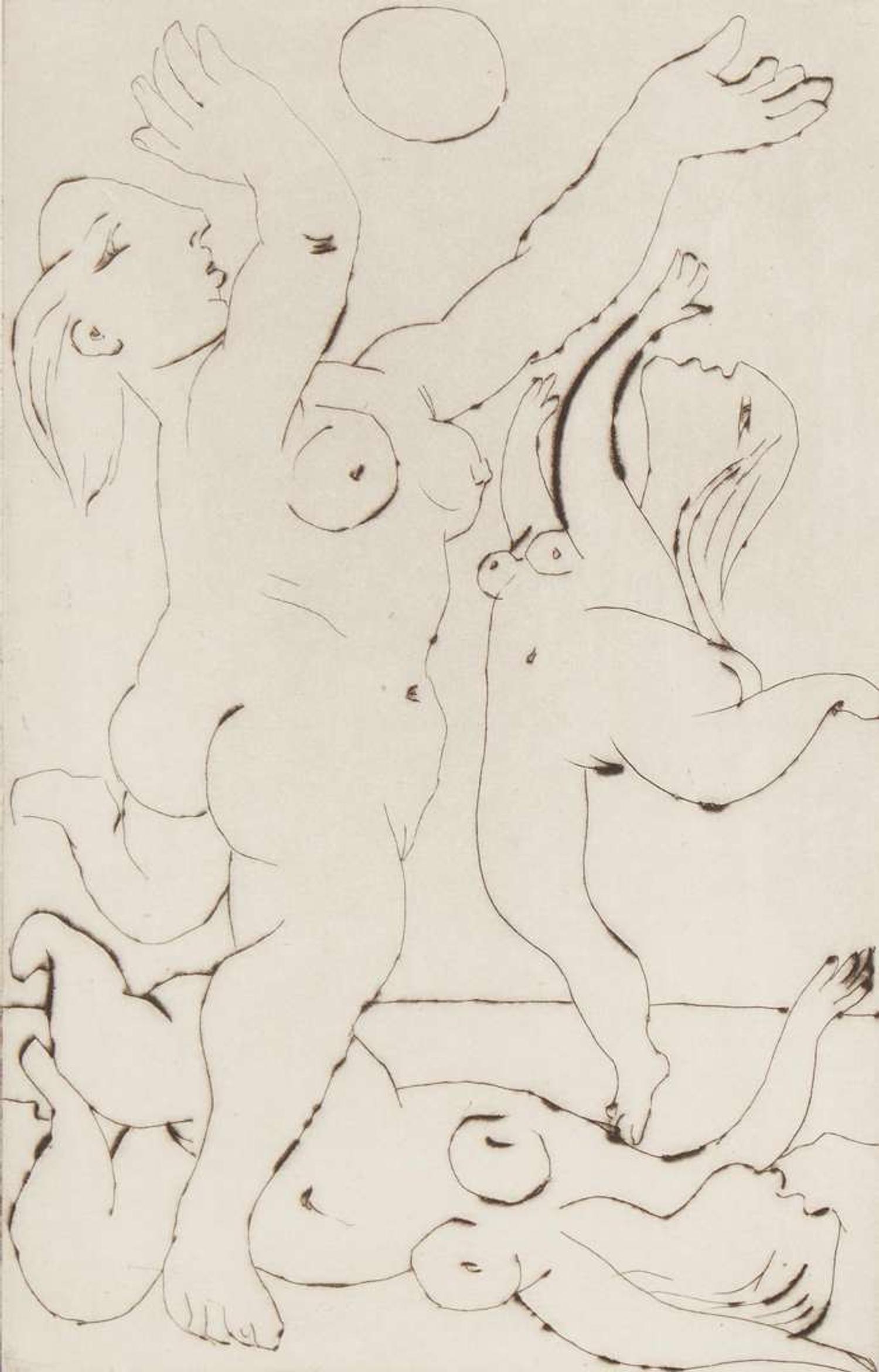 Pablo Picasso (Spanish, 1881-1973) - Baigneuses au Ballon III