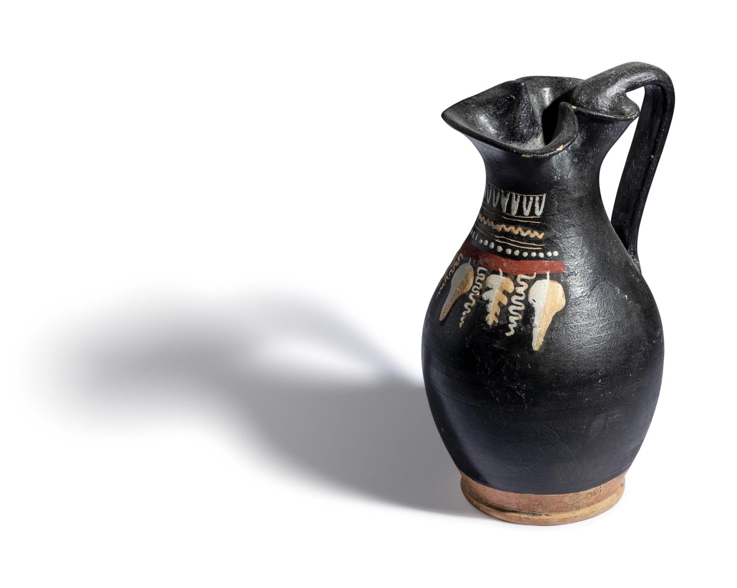 A Gnathian-Ware Trefoil Oinochoe