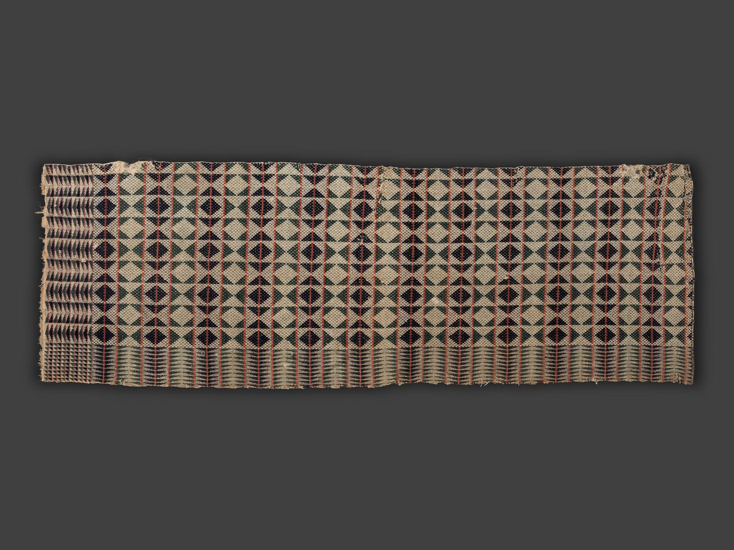 Four Jacquard Woven Coverlets, Including an Ohio Example