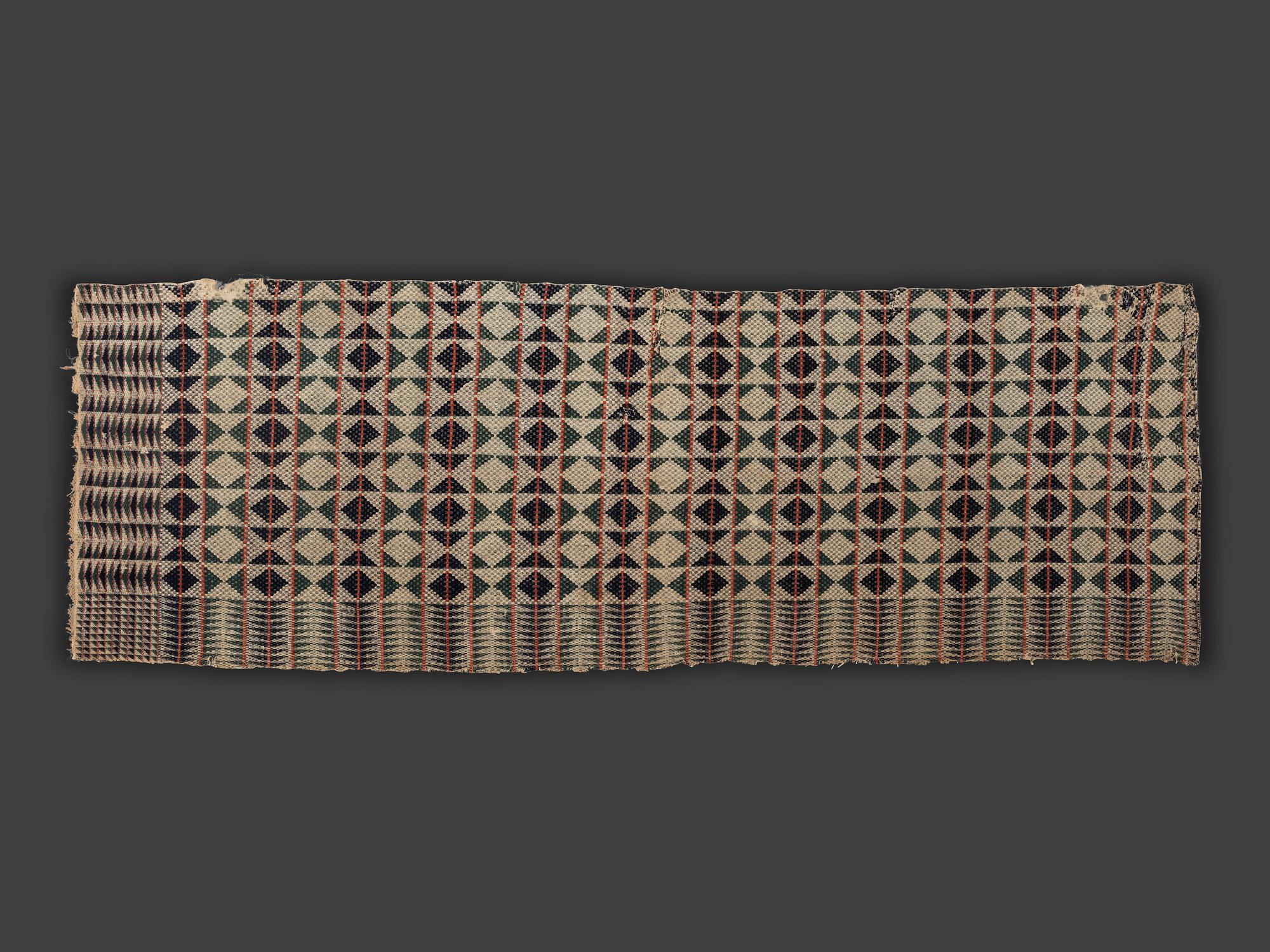 Four Jacquard Woven Coverlets, Including an Ohio Example
