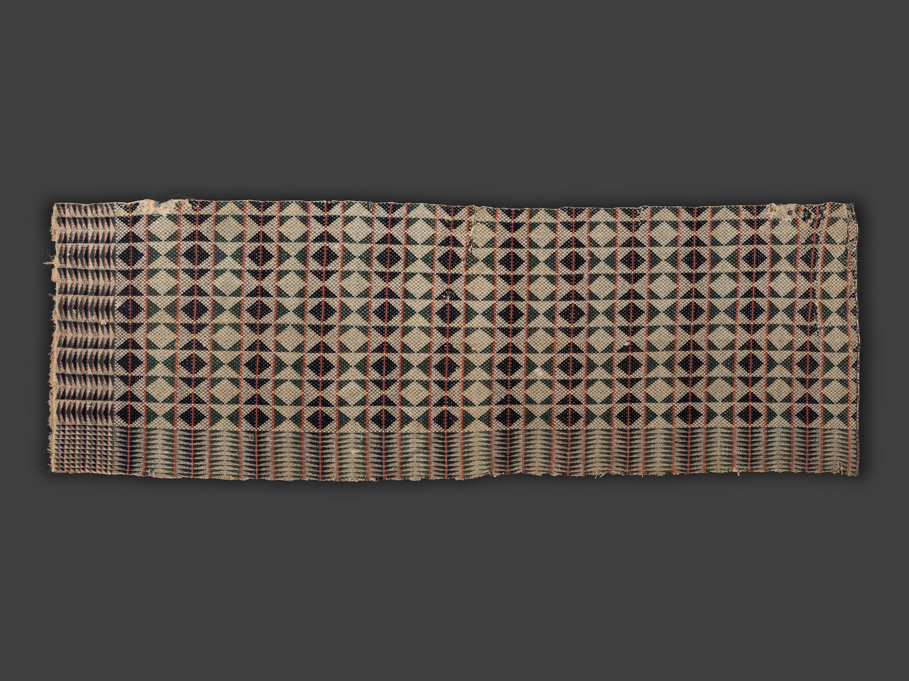 Four Jacquard Woven Coverlets, Including an Ohio Example