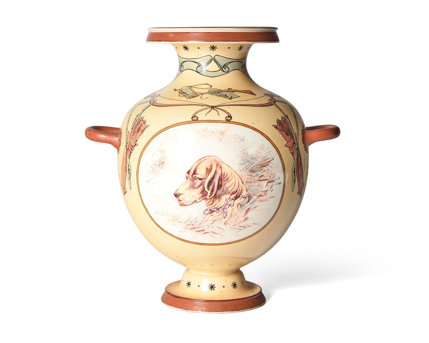 A Wedgwood Glazed Creamware Vase